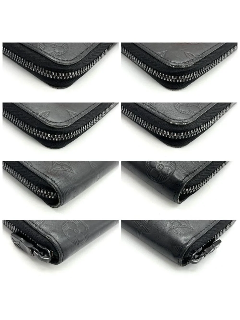 Louis Vuitton Wallet Zippy Monogram Shadow Black